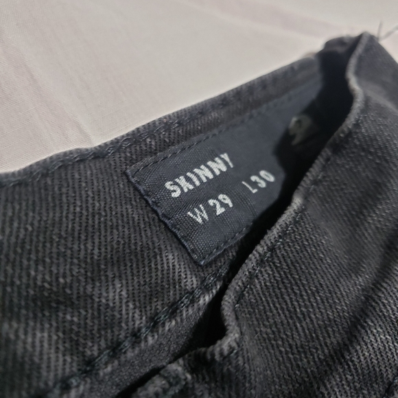 Mens Bullhead Black Skinny Jeans W29 L30 - Picture 7 of 16